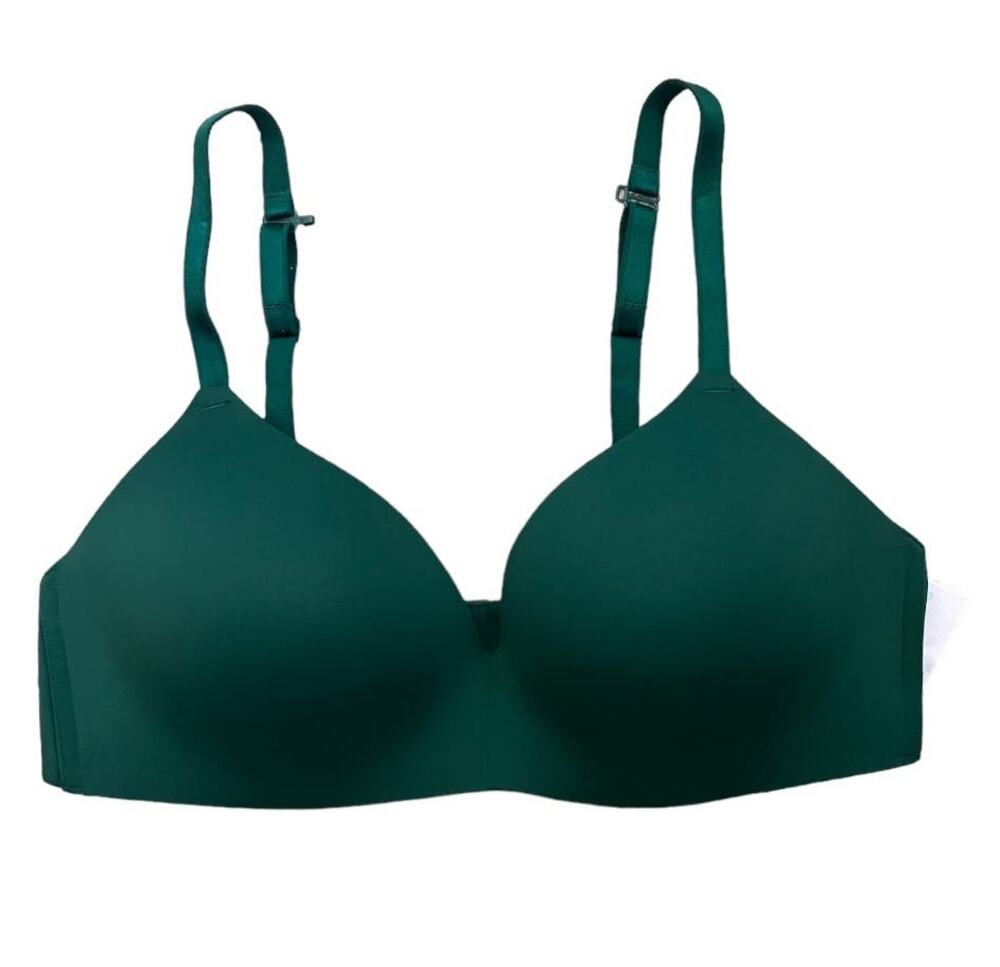 New Auden The Bliss Wireless Deep Green Bra 38C
